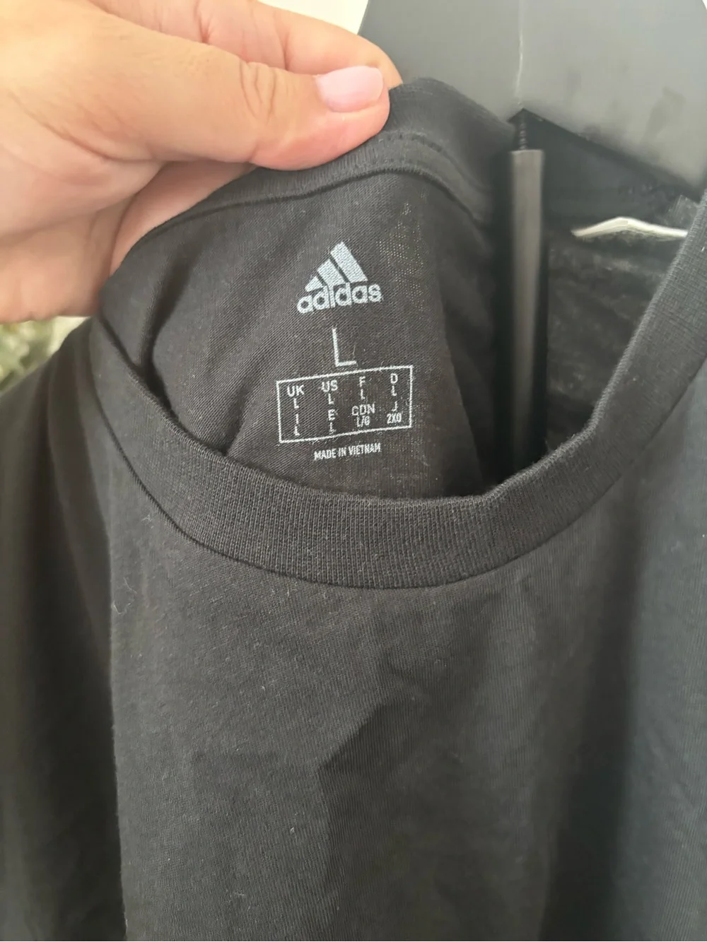 adidas Black Short-Sleeve 'Summer Buckets' Graphic Tee with Light Blue Palm